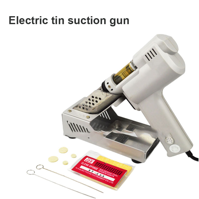 مضخة شفط لحام كهربائية محمولة  - مراجعة Desoldering Gun Vacuum Electric وسعره