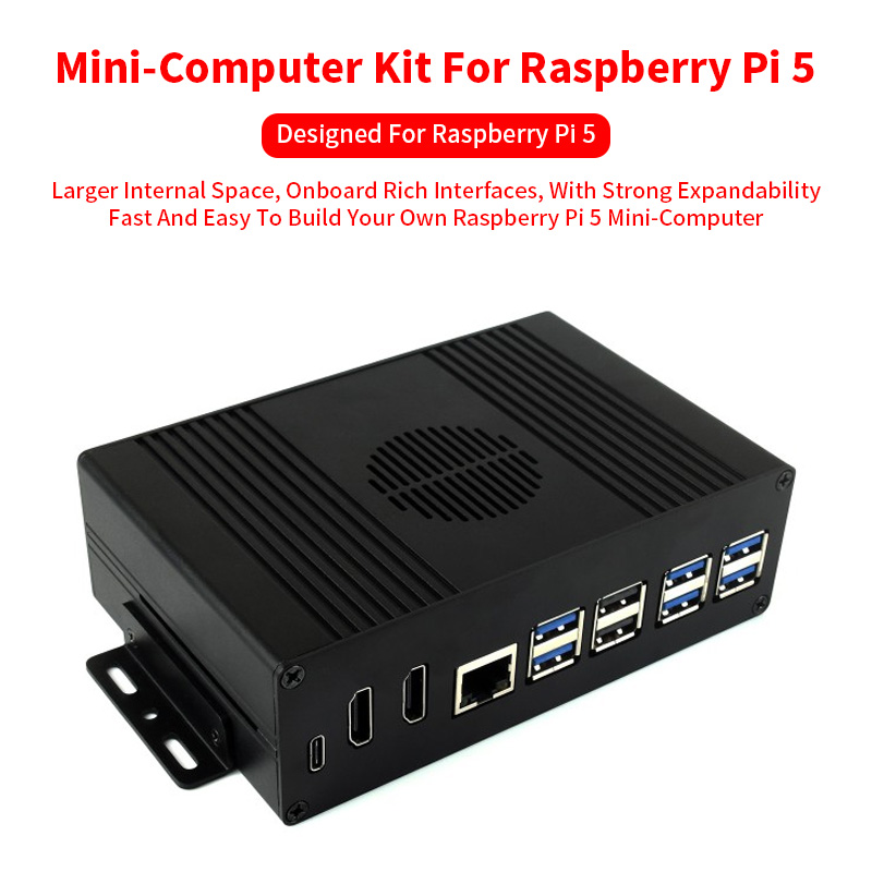 مجموعة كمبيوتر صغير الكل في وا - مراجعة Raspberry Pi 5 8Gb Kit وسعره