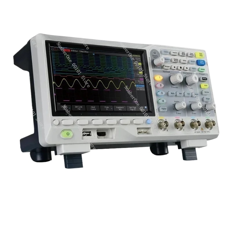 جهاز راسم ذبذبات رقمي SDS1204X - مراجعة Digital Storage Oscilloscope 100Mhz 4Ch وسعره